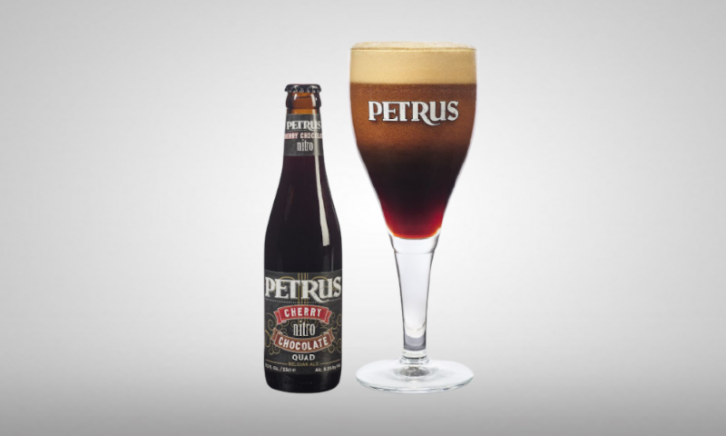 Petrus Cherry Nitro Chocolate Quad glas en flesje